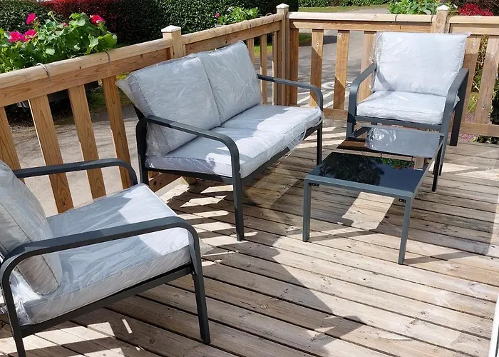 Mobilhomes 6 et 8 personnes PONT AVEN Kerlann Draps fournis